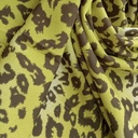 Grass Leopard Print On Micro Waffle