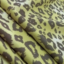 Grass Leopard Print On Micro Waffle