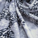 Zebra Leopard Print On Micro Waffle