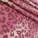 Pink Cheetah Print On Micro Waffle