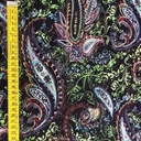 Chiffon Lurex Stripe Blue-Red Floral Prints