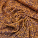 Tropical Vibes Print On Twill Satin Fabric