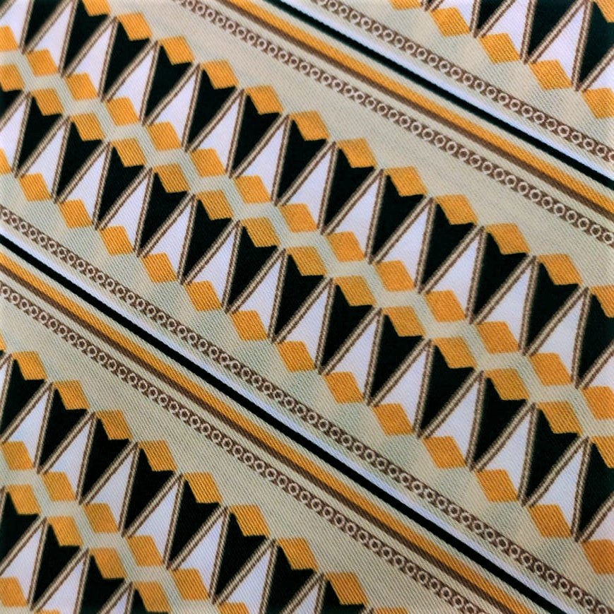 Print On Twill Satin Fabric #18