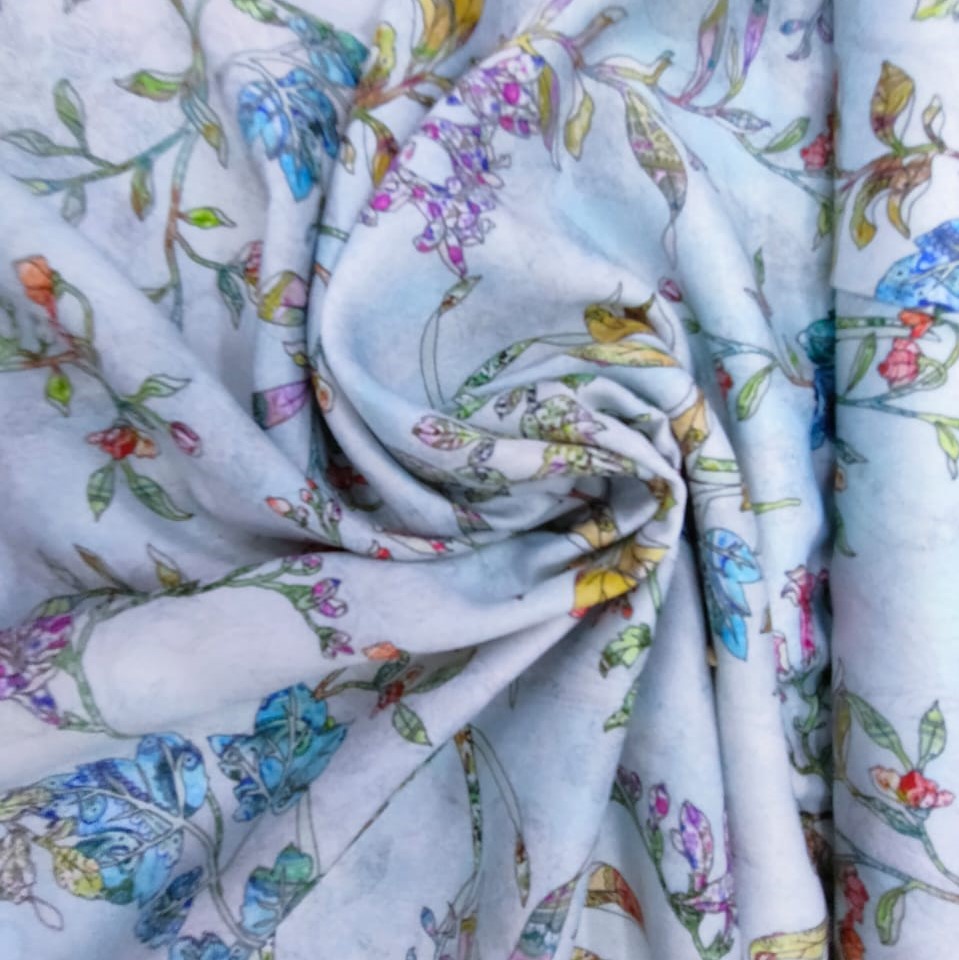 Print On Sumo Satin Fabric#05