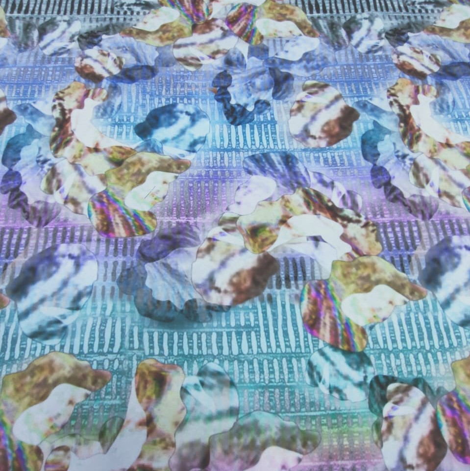 Print On Sumo Satin Fabric#04
