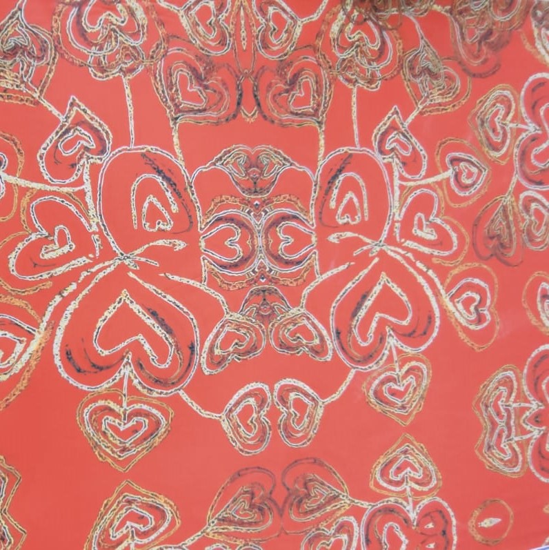 Print On Crepe Georgette Lycra #07