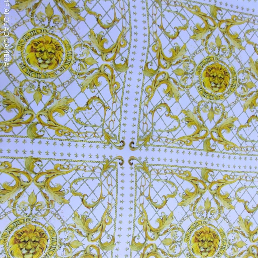 Print On Silky Satin Fabric#14
