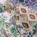 Print On Silky Satin Fabric#28