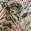 Print On Silky Satin Fabric#31