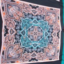 Print On Silky Satin Fabric#41