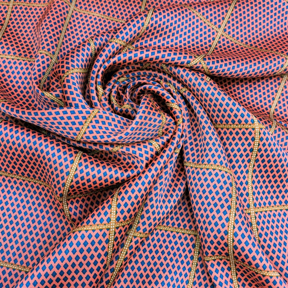Print On Twill Satin Fabric#22