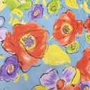 Rise And Shine Print On Silk Chiffon