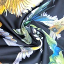 Print On Silky Satin Fabric#49