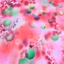 Print On Silky Satin Fabric#52