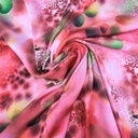 Print On Silky Satin Fabric#52