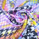 Print On Silky Satin Fabric#61