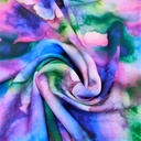 Print On Silky Satin Fabric#73