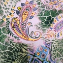 Print On Silky Satin Fabric#97