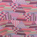 Print On Poly Flat Chiffon Woven Fabric#28