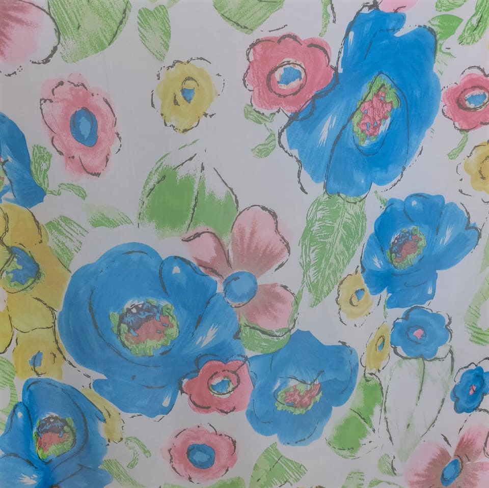 Print On Poly Flat Chiffon Woven Fabric#30