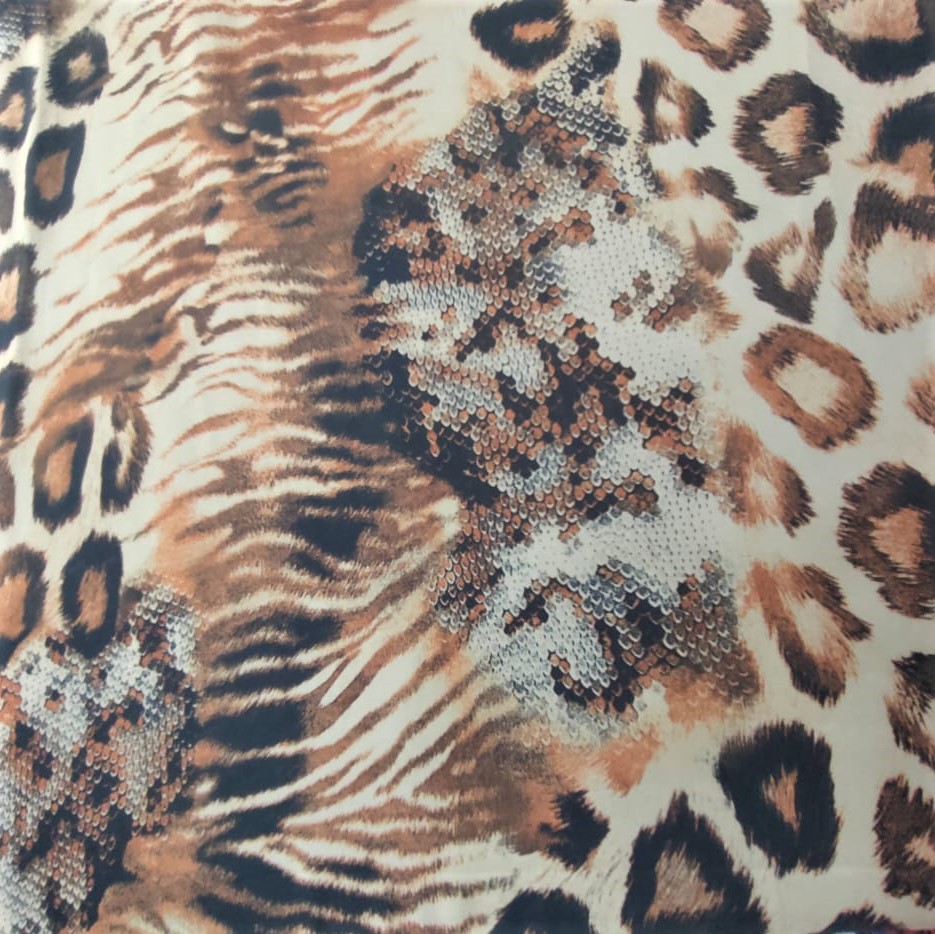 Print On Poly Flat Chiffon Woven Fabric#43