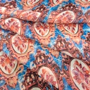 Print On Poly Flat Chiffon Woven Fabric#44