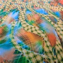 Print On Poly Flat Chiffon Woven Fabric#61