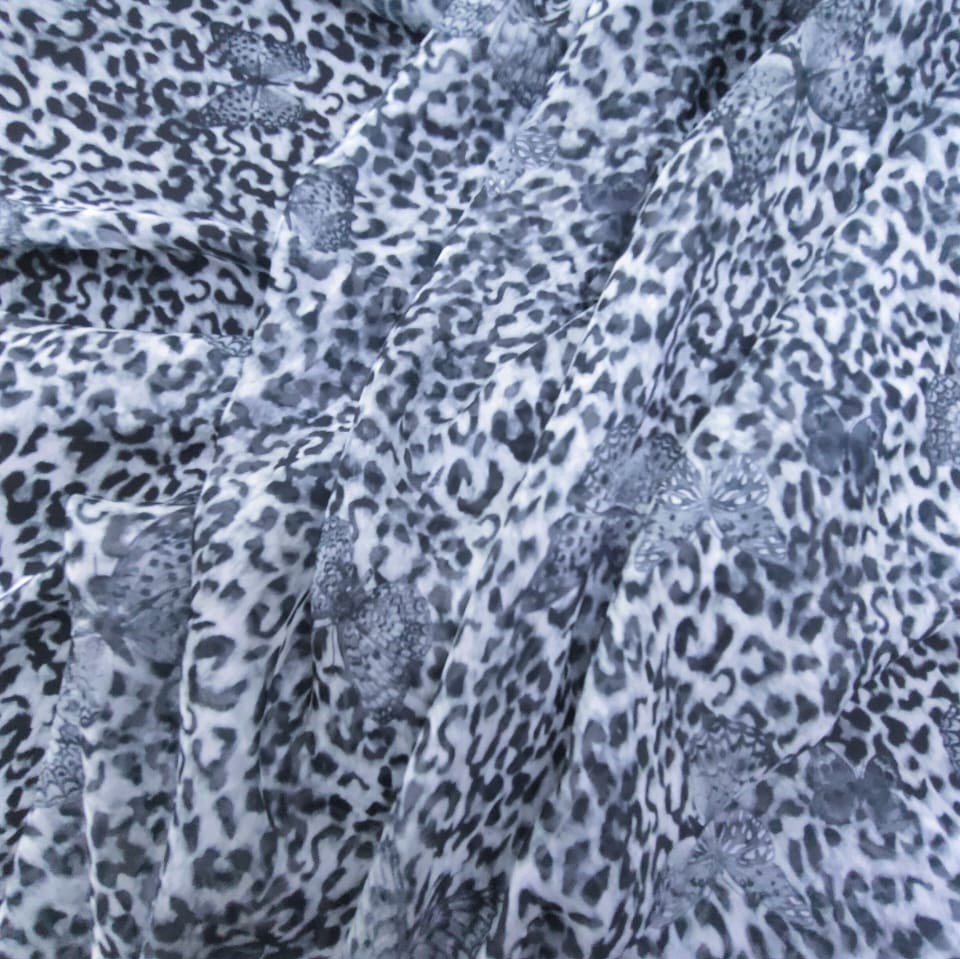 Print On Poly Flat Chiffon Woven Fabric#115