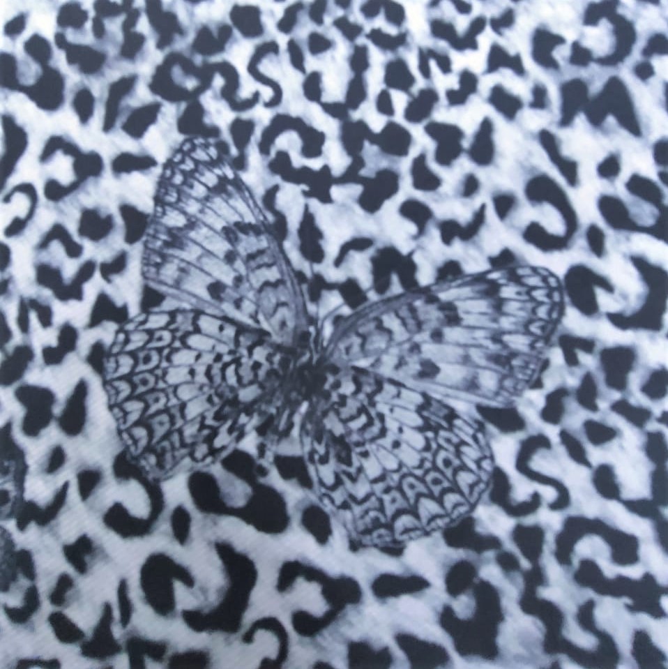 Print On Poly Flat Chiffon Woven Fabric#115