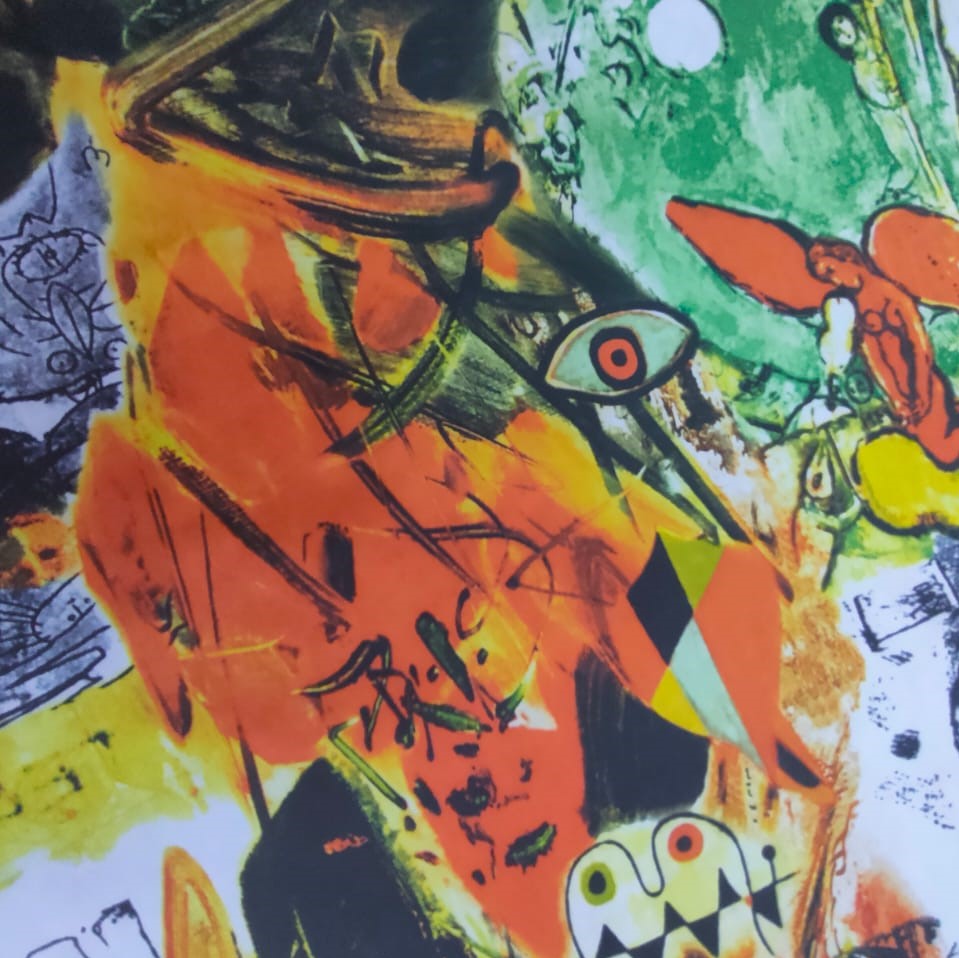 Print On Poly Flat Chiffon Woven Fabric#125j