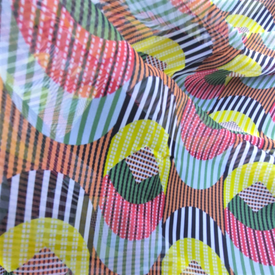 Print On Poly Flat Chiffon Woven Fabric#120