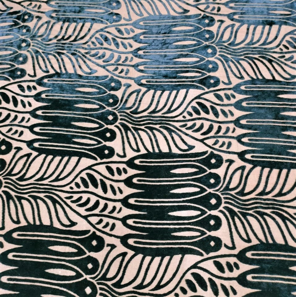 Black Poly Viscose Velvet Brasso#02