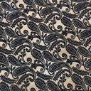 Black Poly Viscose Velvet Brasso#03