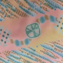 Ethnic Art Multicolor Print On Georgette Fabric