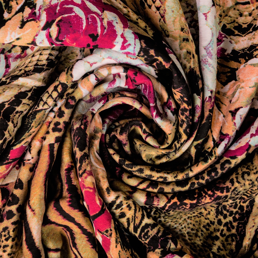 Print On French Rayon Dyed Fabric#02