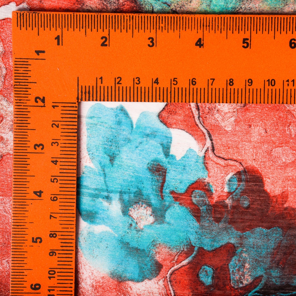 Print On French Rayon Dyed Fabric#05