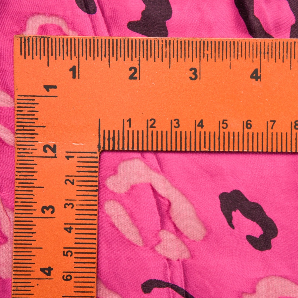 Print On Silk Satin Burnout#07