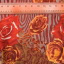 Print On Silk Satin Burnout#16