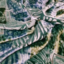 Multicolor Printed Velvet Brasso Fabric