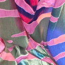 Pink Printed Velvet Brasoo Fabric