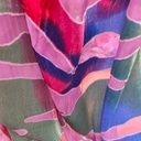 Pink Printed Velvet Brasoo Fabric