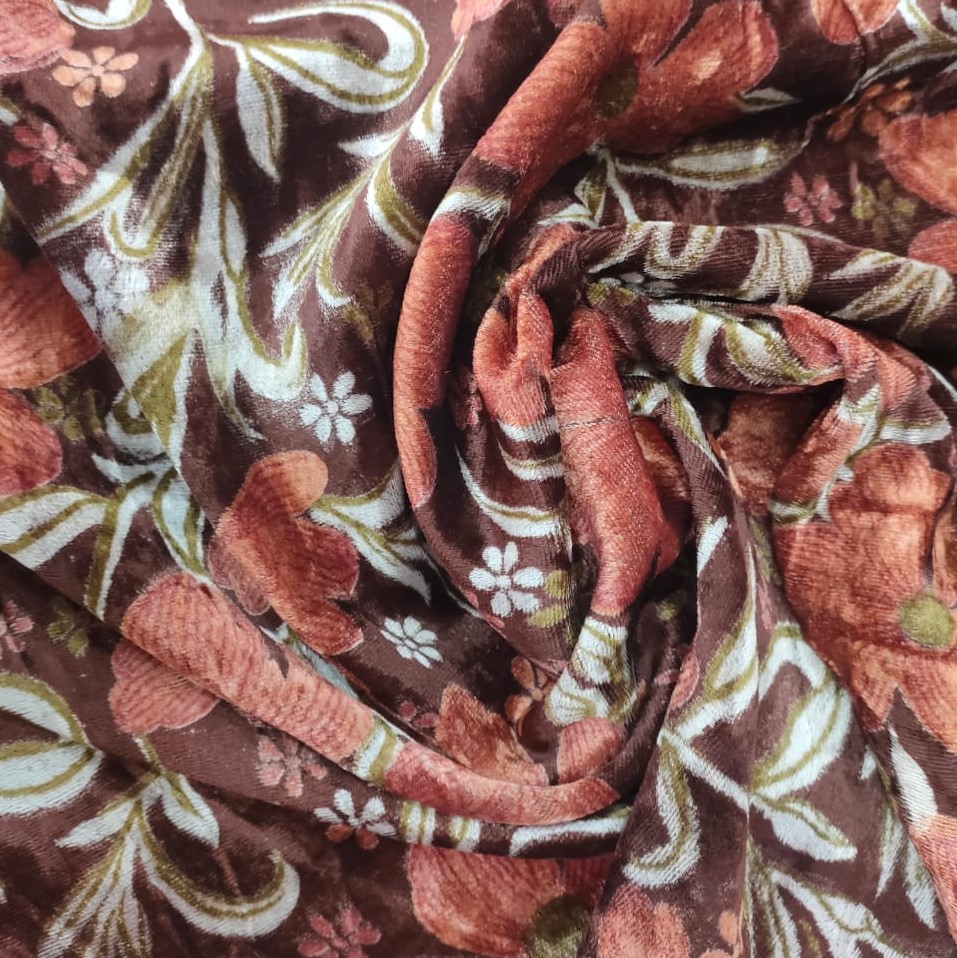 Print On Viscose Velvet