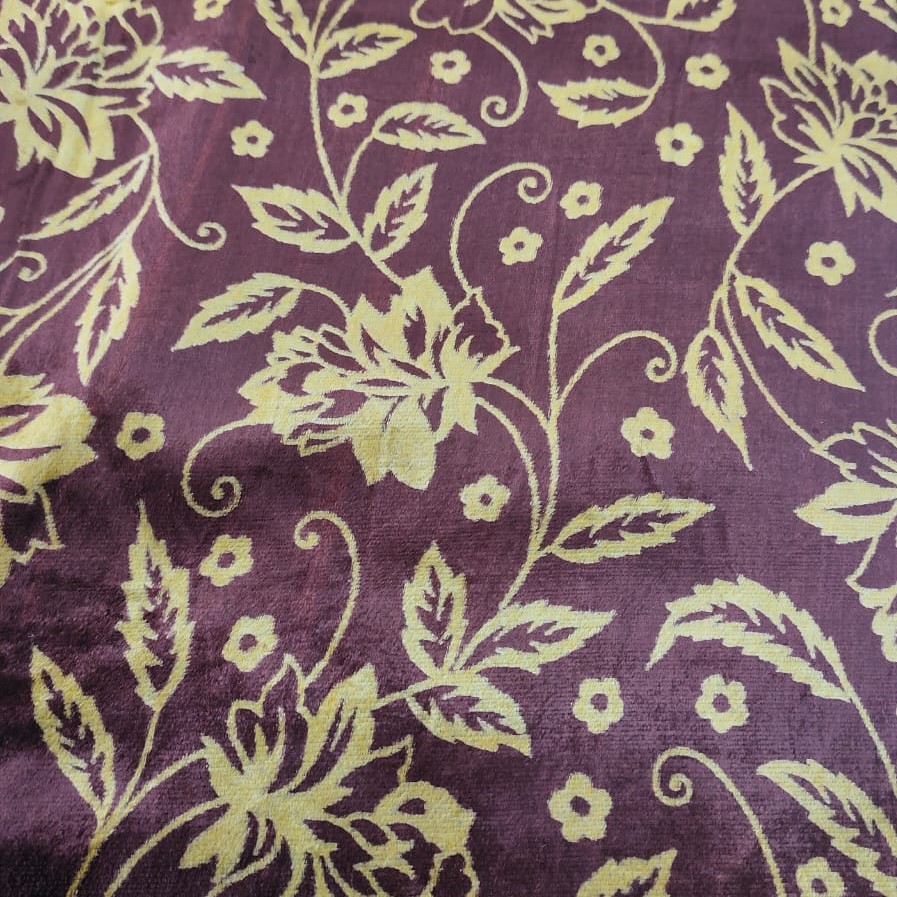 Print On Viscose Velvet #02