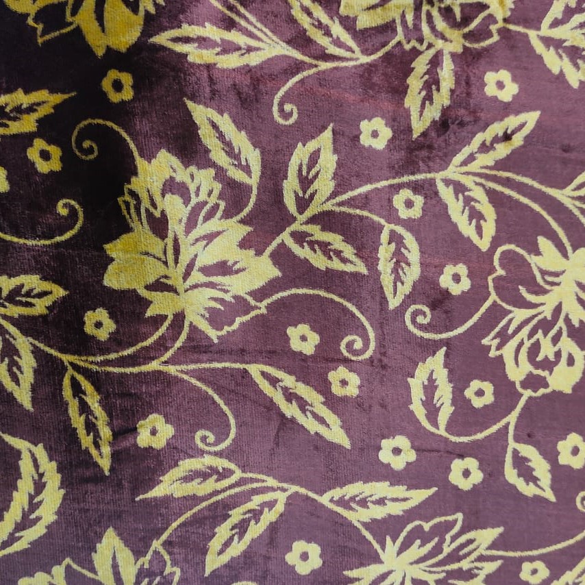 Print On Viscose Velvet #02