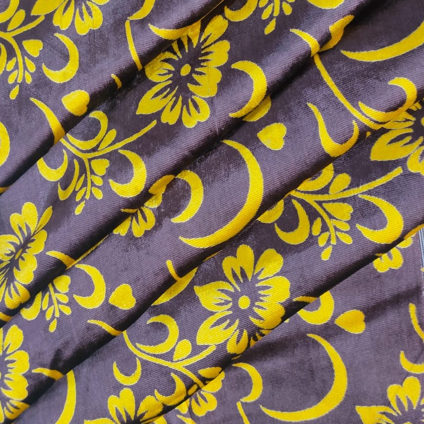 Print On Viscose Velvet #03