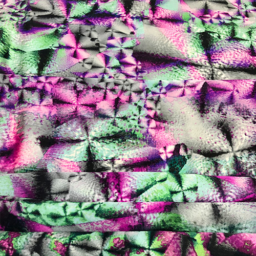 Prism Print on Pure Silk Satin 2756