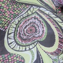 Abstract Artwork Print On Silk Chiffon