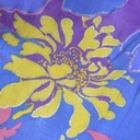 Artistic Floral Print On Silk Chiffon