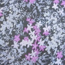 Backyard Floral Print On Silk Chiffon