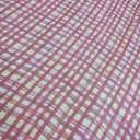 Pink Checks Print On Silk Chiffon